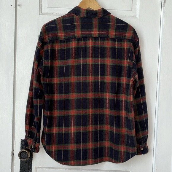 VINTAGE PARIS SPORTS CLUB FLANNEL BUTTON DOWN - Picture 5 of 6